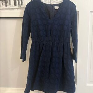 SOLD
J. Crew Dark Navy Women’s Dress with scalloped hem detail